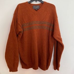 Vintage Abercrombie and Fitch Orange Sweater